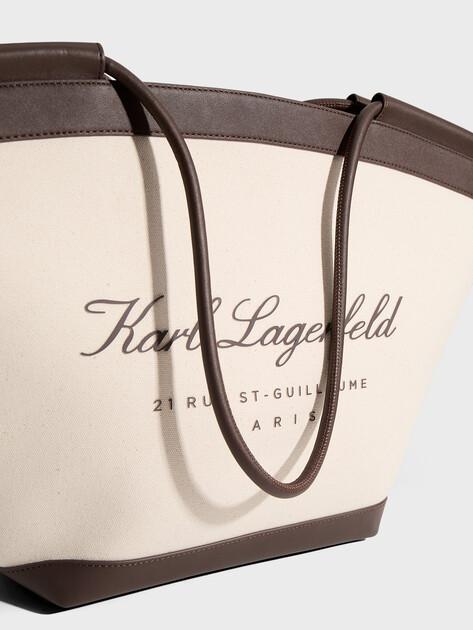 KARL LAGERFELD Hotel Karl Large Bag (textile/faux leather)