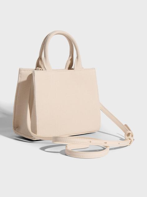 KARL LAGERFELD Ikon Signature MN Square Tote Bag (Textile)
