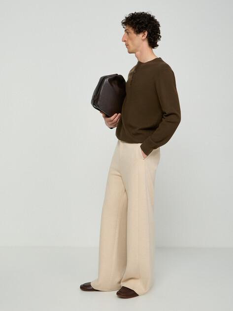 MAISON DAVID Trousers (polyester/viscose)
