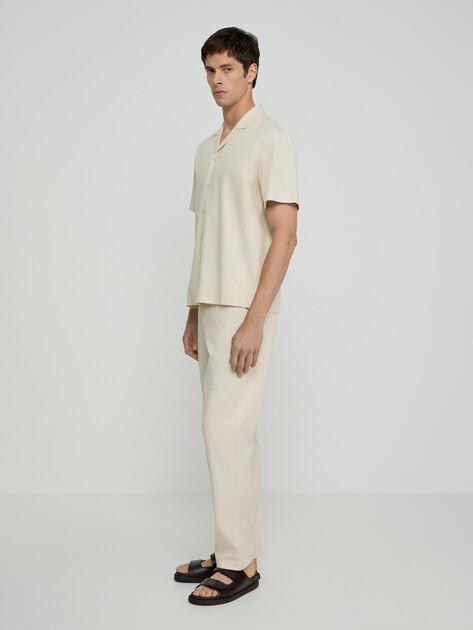 MAISON DAVID Trousers (lyocell/cotton)