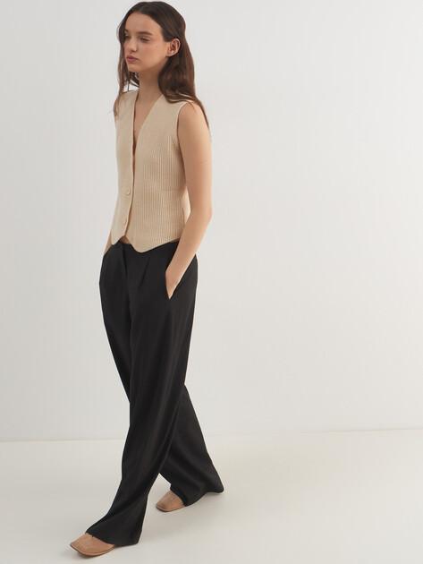 MAISON DAVID Vest (natural wool)