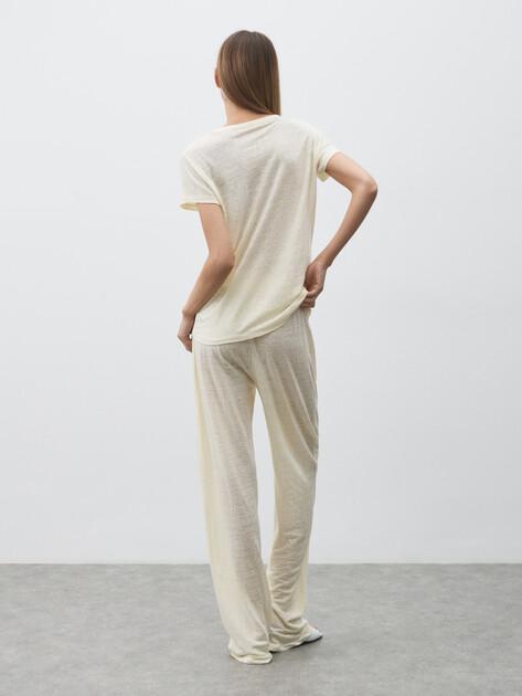 MAISON DAVID With trousers (linen)