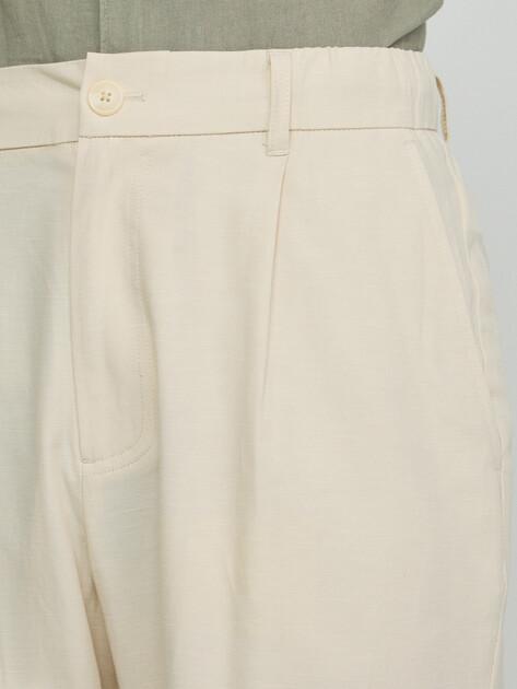 MAISON DAVID Wide-leg trousers (lyocell/cotton)