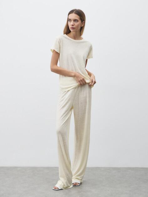 MAISON DAVID With trousers (linen)