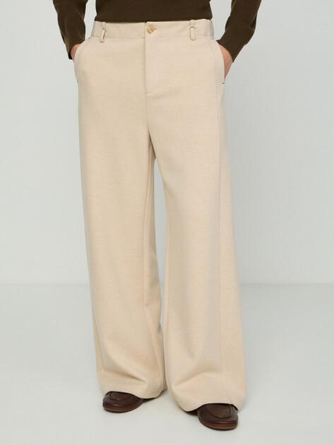 MAISON DAVID Trousers (polyester/viscose)