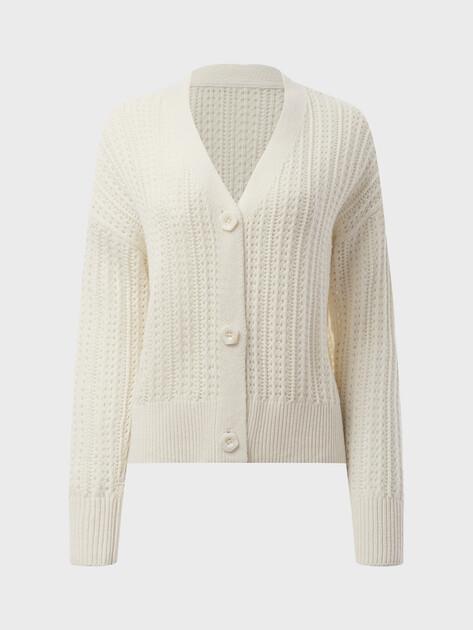 MAISON DAVID Cardigan (natural wool)
