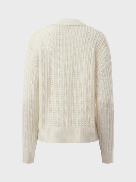 MAISON DAVID Cardigan (natural wool)