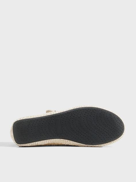 TENDANCE Mary Jane ballet flats (textile/genuine leather)