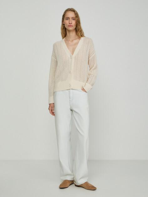MAISON DAVID Cardigan (natural wool)