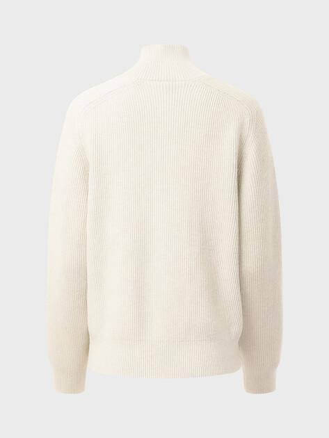 MAISON DAVID Cardigan (natural wool/cotton)