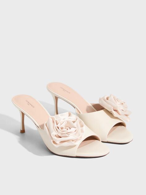 TENDANCE Mules (genuine leather/textile)