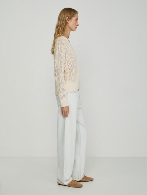 MAISON DAVID Cardigan (natural wool)