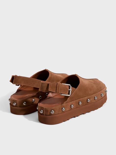 TENDANCE Sandals (natural suede)
