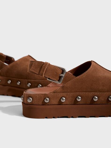 TENDANCE Sandals (natural suede)
