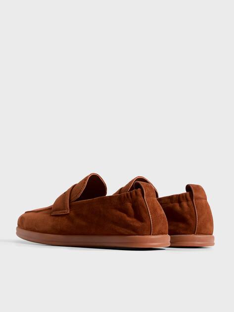 MAISON DAVID Loafers (natural suede/natural rubber sole)