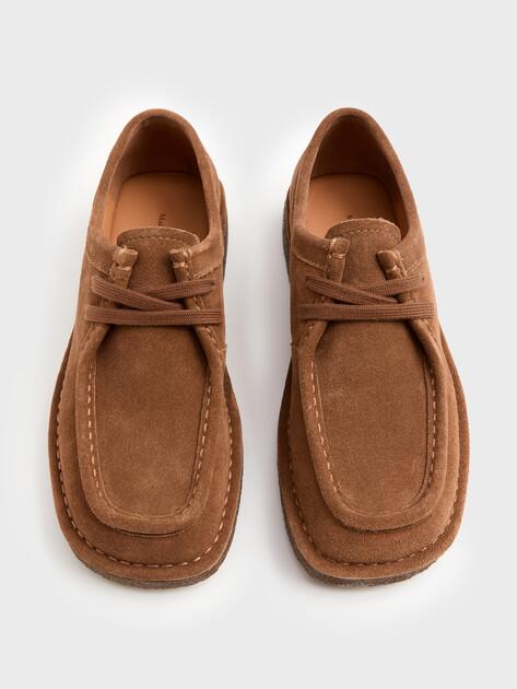 MAISON DAVID Low shoes (natural suede)