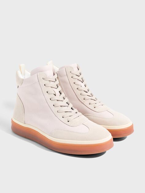 MAISON DAVID High-top sneakers (genuine leather/natural rubber sole)