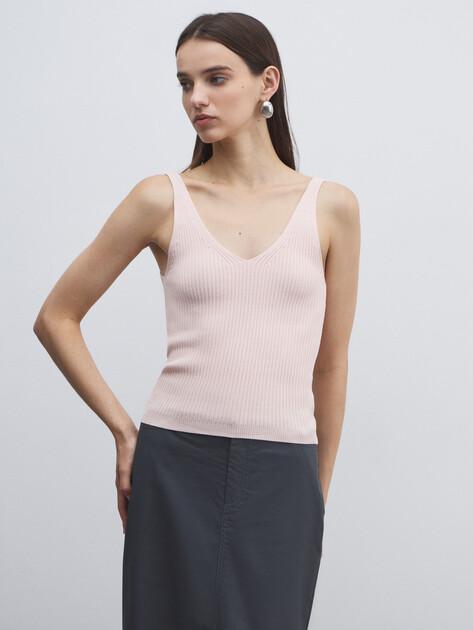 MAISON DAVID Top (viscose/nylon)