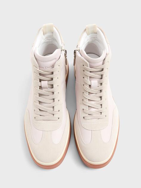 MAISON DAVID High-top sneakers (genuine leather/natural rubber sole)