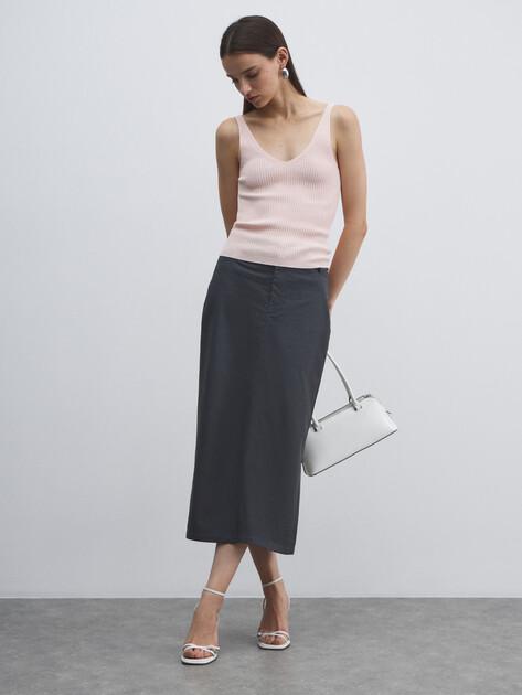 MAISON DAVID Top (viscose/nylon)