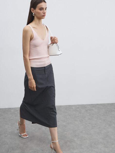 MAISON DAVID Top (viscose/nylon)