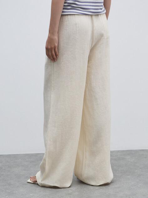 MAISON DAVID Palazzo pants (linen)