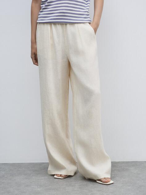 MAISON DAVID Palazzo pants (linen)