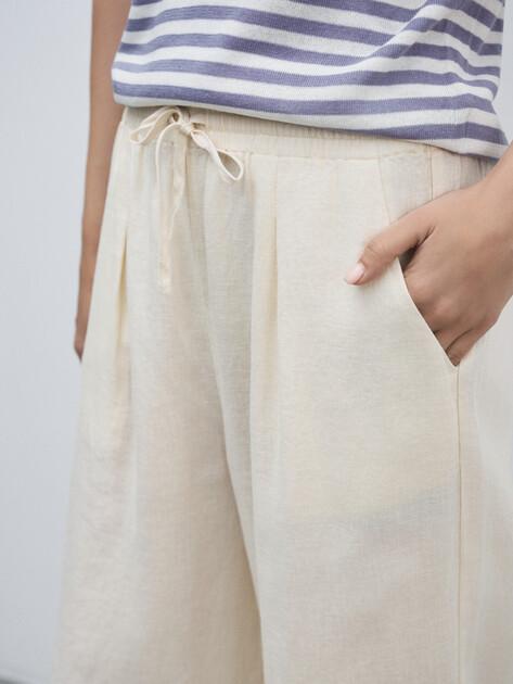 MAISON DAVID Palazzo pants (linen)