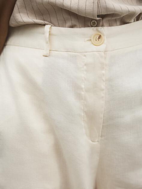 MAISON DAVID Wide-leg trousers (linen)