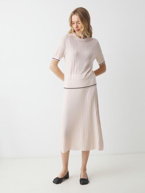 MAISON DAVID With a skirt (natural wool)