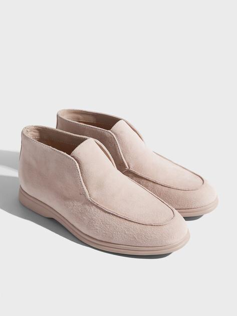 TENDANCE High loafers (natural suede)
