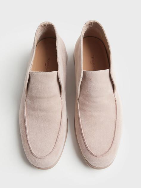 TENDANCE High loafers (natural suede)