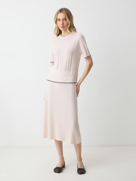 MAISON DAVID With a skirt (natural wool)