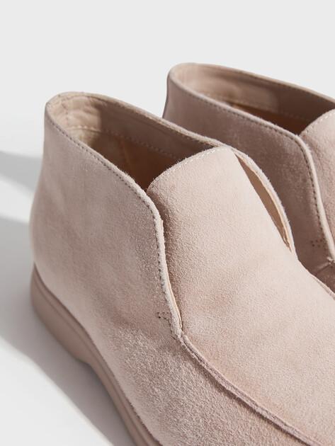 TENDANCE High loafers (natural suede)