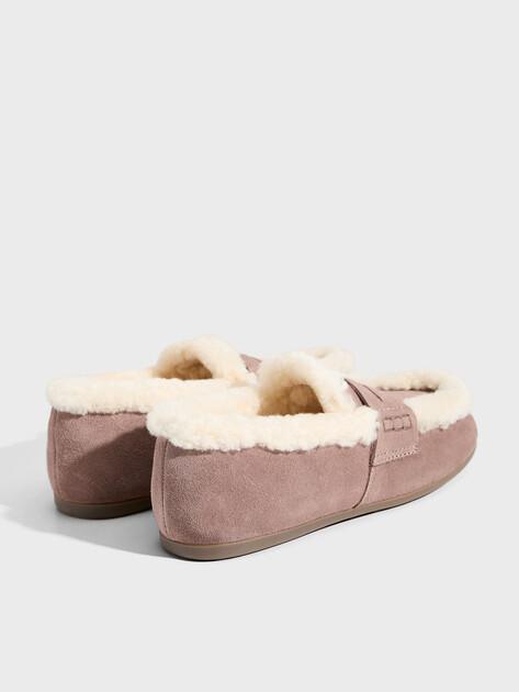 TENDANCE Loafers (natural suede/natural fur)