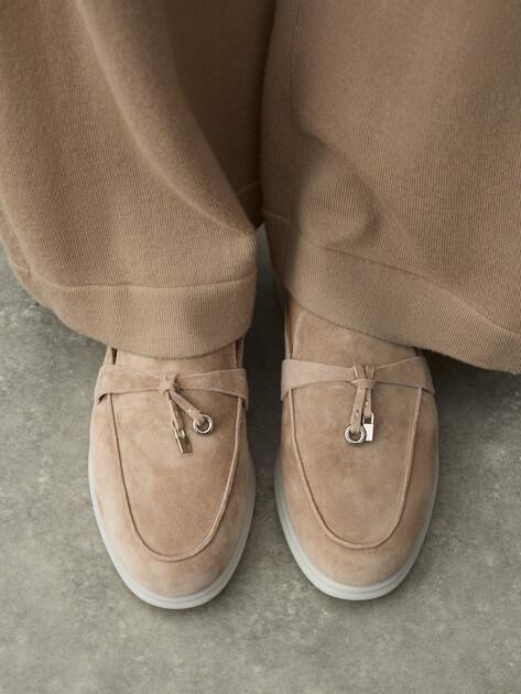 TENDANCE Mules (natural suede)