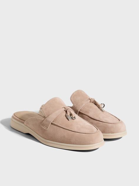 TENDANCE Mules (natural suede)