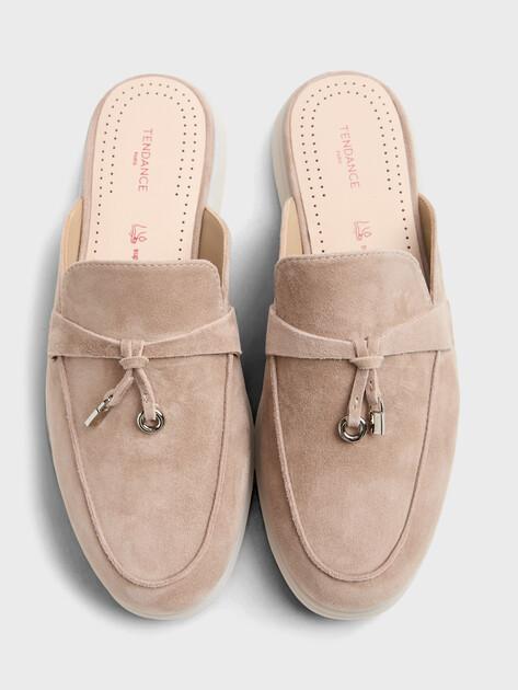 TENDANCE Mules (natural suede)