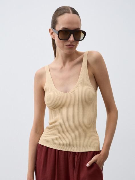 MAISON DAVID Top (viscose/nylon)