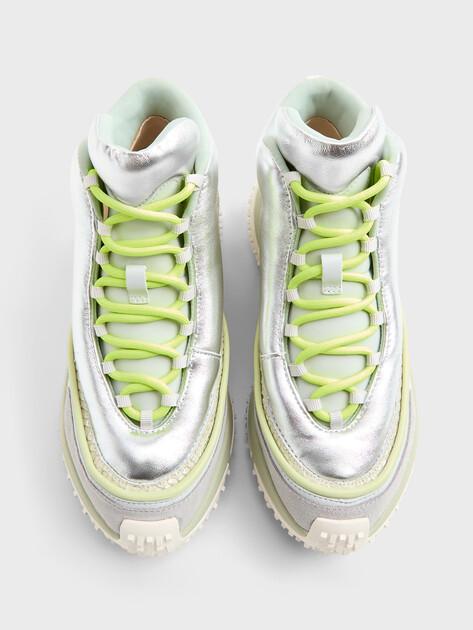 4CCCCCEES High-top Kapok Goni sneakers (genuine leather)