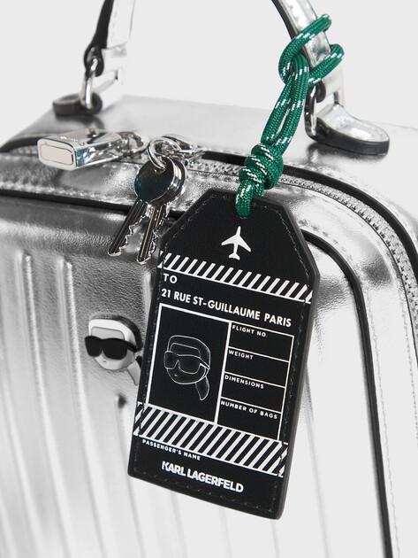 KARL LAGERFELD Ikon Suitcase Crossbody Bag (faux leather)