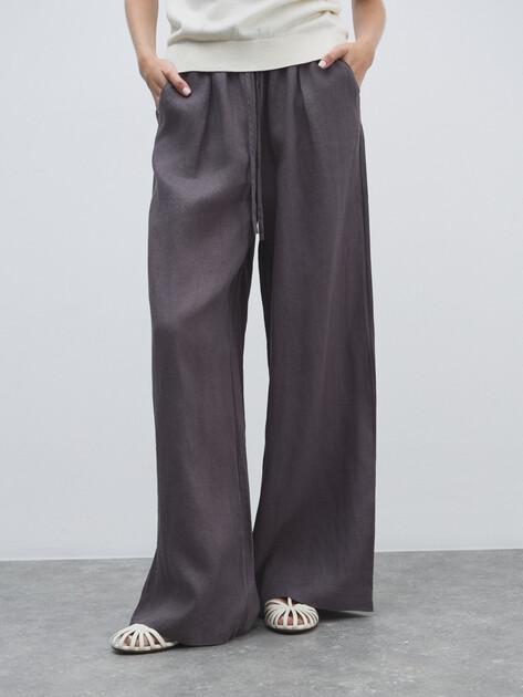 MAISON DAVID Palazzo pants (linen)