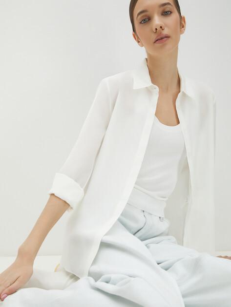 MAISON DAVID Blouse (natural silk)