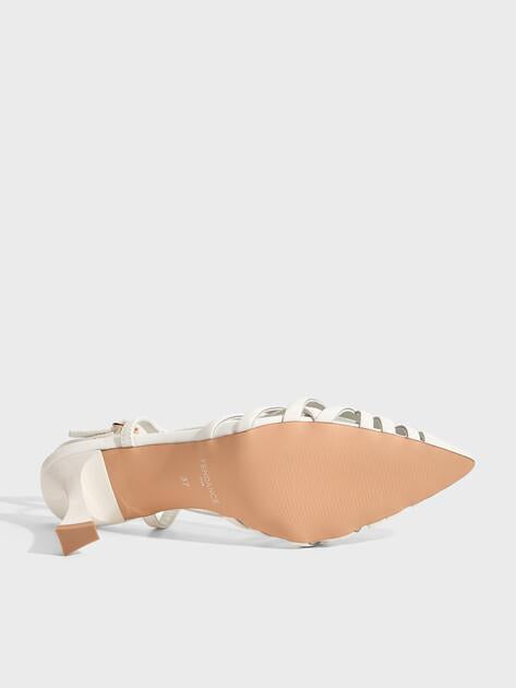 TENDANCE Slingback Shoes SST-260 (Genuine Leather)