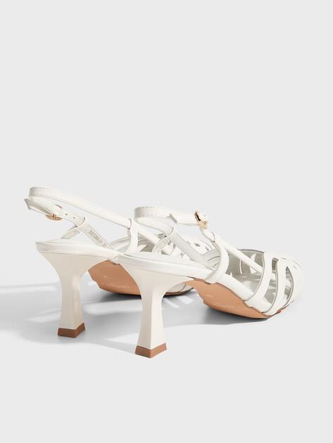 TENDANCE Slingback Shoes SST-260 (Genuine Leather)