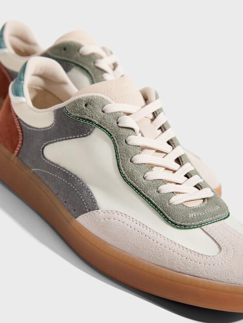 MAISON DAVID Sneakers (natural suede/textile)