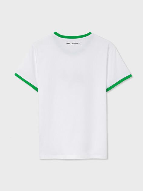 KARL LAGERFELD Ikon Signature Choupette Tee (Cotton)