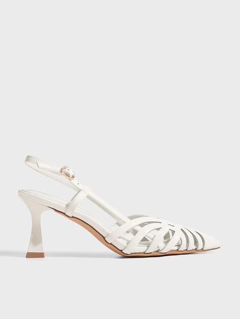 TENDANCE Slingback Shoes SST-260 (Genuine Leather)