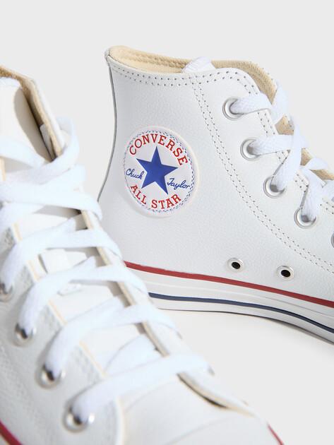 CONVERSE Chuck Taylor All Star Leather High-top Sneakers (Genuine Leather/Rubber)