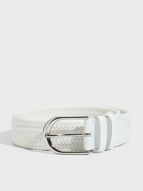 MAISON DAVID Belt (textile/genuine leather)